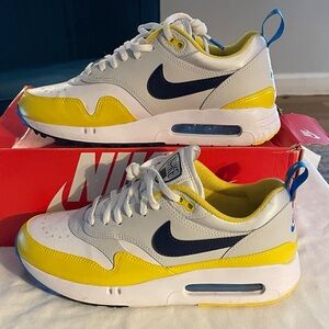 Nike Air Max 1 ‘86 OG Golf NRG Men's Shoes - Yellow, White, and Blue